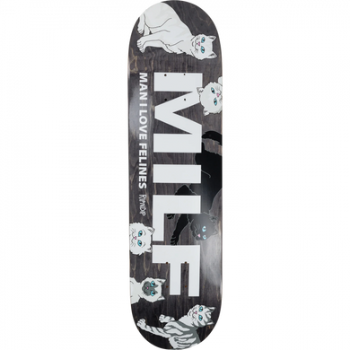 RIP N DIP MAN I LOVE FELINES DECK-8.25 BLACK