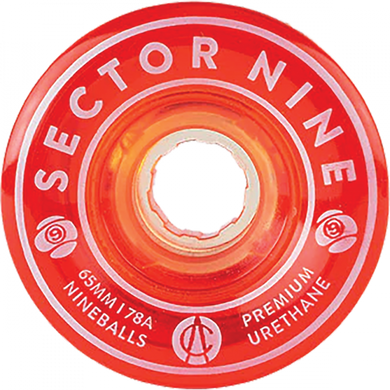 SECTOR 9 NINEBALL RED 65MM 78A (Set of 4)