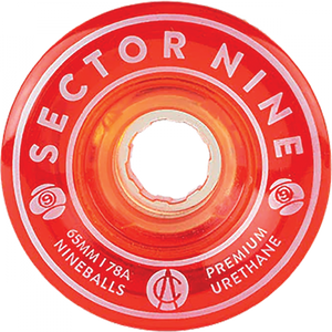 SECTOR 9 NINEBALL RED 65MM 78A (Set of 4)