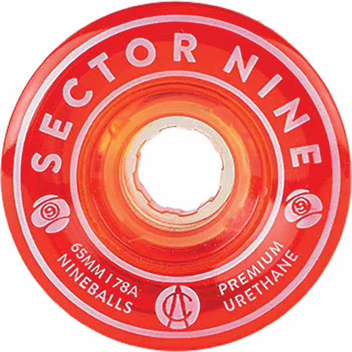 SECTOR 9 NINEBALL RED 65MM 78A (Set of 4)