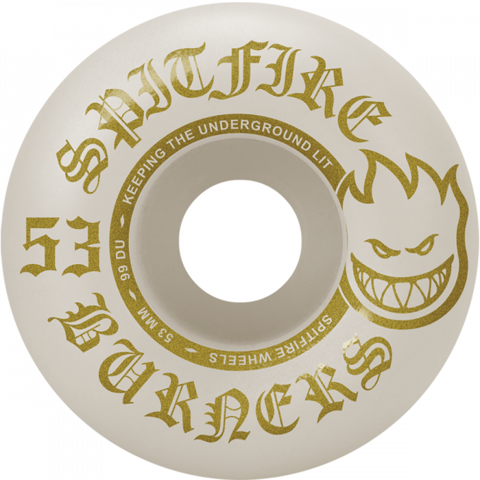 SPITFIRE BURNERS 53MM 99A WHT/GOLD