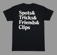 Spots Tricks Friends Clips T Shirt