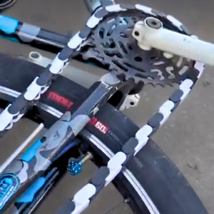 BMX Bicycle 16 – Black & White Two Tone Insane Chains (56 or 35 Piece)