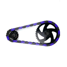 Load image into Gallery viewer, S E Bike – Black &amp; Purple Two Tone Insane Chains (56 or 35 Piece)