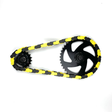 Load image into Gallery viewer, Macfox x1s – Black &amp; Yellow Two Tone Insane Chains (56 or 35 Piece)