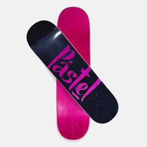 Pastel Black Logo Deck