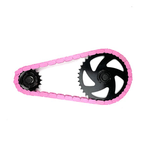 BMX Bikes Pink - Snap-On Chain Caps – Pink- 56 Piece (Adults & Teens) / 35 Piece (Kids)
