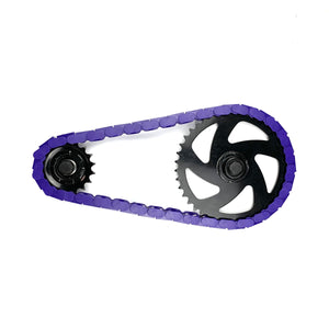BMX Bikes Used or New - Upgrade with Purple Snap-On Chain Caps - 56 Piece (Adults & Teens) / 35 Piece (Kids)