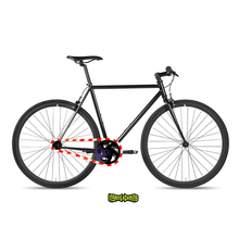 Load image into Gallery viewer, BMX Bikes Red – White &amp; Red Two Tone Insane Chains (56 or 35 Piece)