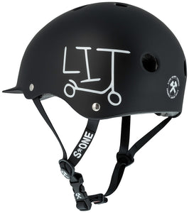 S1 Lifer Brim Helmet - Black Matte - Undialed LIT Collaboration