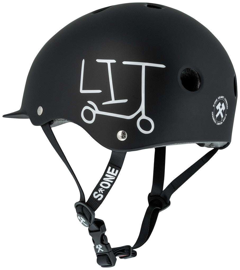 S1 Lifer Brim Helmet - Black Matte - Undialed LIT Collaboration