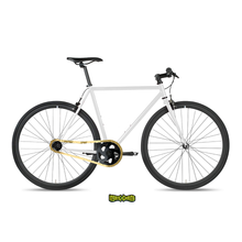 Load image into Gallery viewer, Gold Metallic Snap-On Chain Caps – Single-Speed Bikes – 56 Piece (Adults &amp; Teens) / 35 Piece (Kids)
