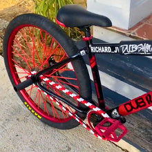 Load image into Gallery viewer, BMX Bikes Red – White &amp; Red Two Tone Insane Chains (56 or 35 Piece)