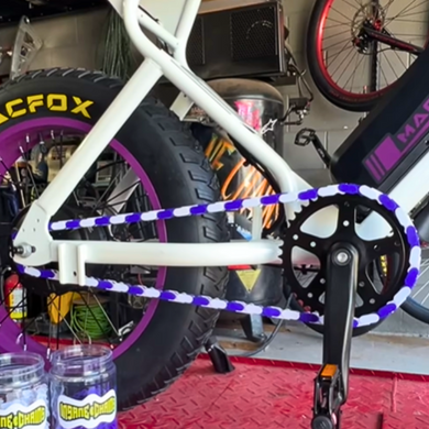Macfox – Purple & White Two Tone Insane Chains (56 or 35 Piece)