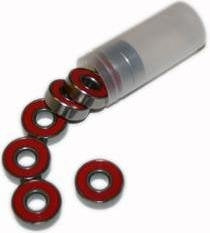 Stuppdd Bearings - Abec 7 Red Shields - Tube of 8