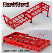 Load image into Gallery viewer, BMX FastStart Portable Starting Gate with Grip Tape