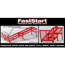 Load image into Gallery viewer, BMX FastStart Portable Starting Gate with Grip Tape