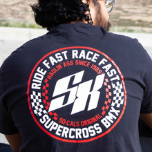 Load image into Gallery viewer, Supercross BMX | Speed Checks T-Shirt