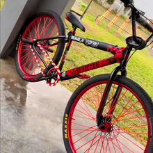 Load image into Gallery viewer, BMX Bikes Red – White &amp; Red Two Tone Insane Chains (56 or 35 Piece)