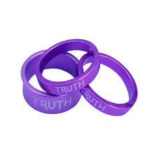 Cargar imagen en el visor de la galería, TRUTH BMX | 1-1/8&quot; ALUMINUM BMX HEADSET SPACERS