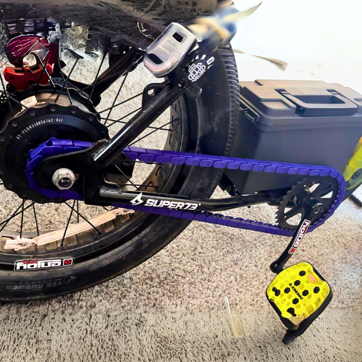 BMX Bikes Used or New - Upgrade with Purple Snap-On Chain Caps - 56 Piece (Adults & Teens) / 35 Piece (Kids)