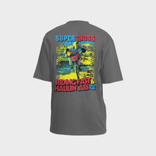 Load image into Gallery viewer, Supercross BMX | Riding Fast and Haul Ass Short Sleeve T-Shirt