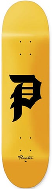 PRIMITIVE TEAM DIRTY P YELLOW PP DECK 8.38