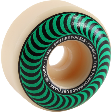 Spitfire F4 99a CLASSIC SWIRL 52mm WHT W/GREEN