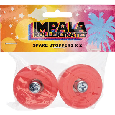 IMPALA SKATE SPARE STOPPERS 2PK RED