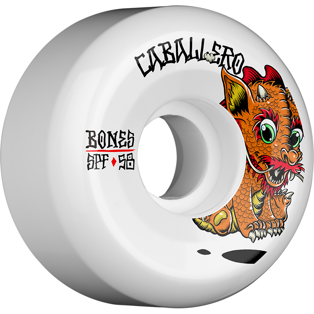 BONES CABALLERO SPF BABY DRAGON 58mm WHITE