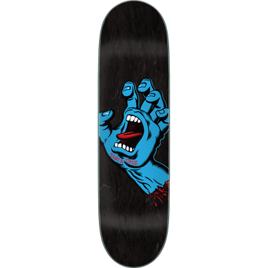SANTA CRUZ SCREAMING HAND MATTE DECK-8.6 BLACK