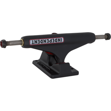 INDEPENDENT STD 159mm BAR FLAT BLACK W/WHT/RED