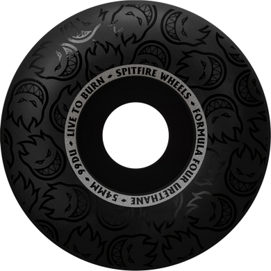 SPITFIRE F4 101a RADIALS 54mm BLACKOUT BLK/SIL