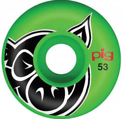 PIG HEAD PROLINE GREEN 53MM 101A (Set Of 4)