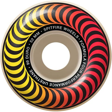 SPITFIRE FORMULA FOUR CLASSIC FADERS 52MM 99D (Set Of 4)