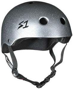 S1 Lifer Helmet - Silver Gloss Glitter