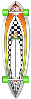 LAYBACK THROWBACK PINTAIL LONGBOARD COMPLETE 9.50 X 38.00