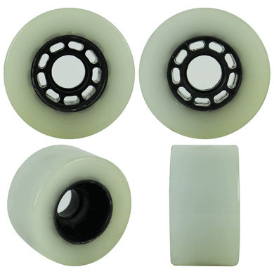 Blank Wheel - 70mm x 39mm White 78A (Set of 4)