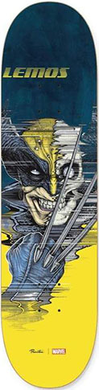 PRIMITIVE X MARVEL LEMOS WOLVERINE DECK 8.00