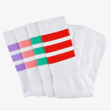 Cargar imagen en el visor de la galería, Triple Stripes Knee High Skater Tube Socks