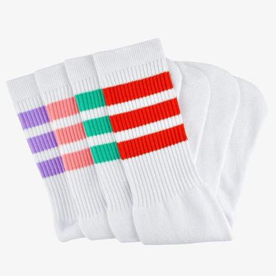 Triple Stripes Knee High Skater Tube Socks