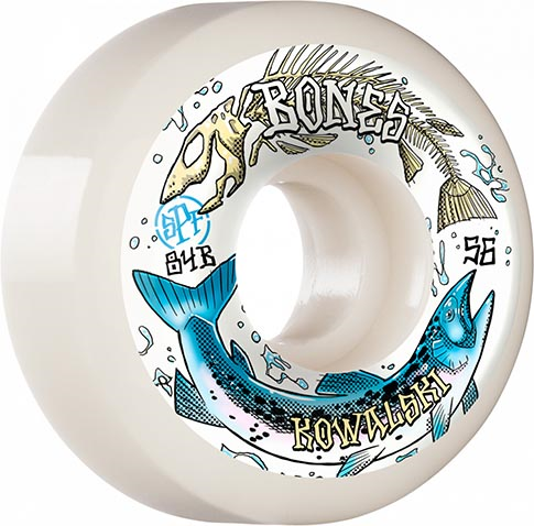 Bones Wheels Pro SPF Kowalski Salmon Spawn 54MM 5P 84B (Set of 4)