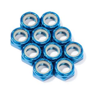 Defiant Upgrades ROLLER SKATE Axle Nuts Hardware( 8 Set)