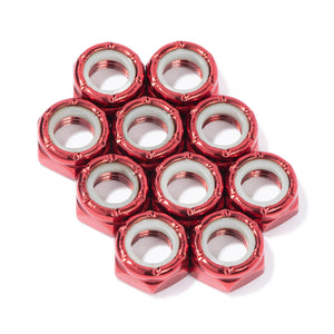 Defiant Upgrades ROLLER SKATE Axle Nuts Hardware( 8 Set)