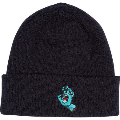 SANTA CRUZ SCREAMING HAND BEANIE BLACK