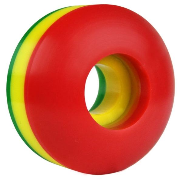 TRI COLOR RASTA WHEELS 51MM 100A