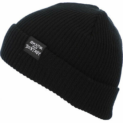 THRASHER SKATEGOAT/SKATE & DESTROY BEANIE BLACK