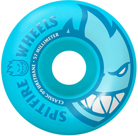 SPITFIRE BIGHEAD NEON BLUE 57MM 99D (Set Of 4)