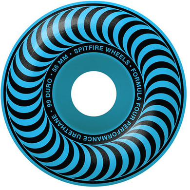 SPITFIRE FORMULA FOUR CHROMA CLASSIC BLUE 56MM 99D (Set Of 4)
