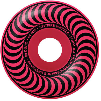 SPITFIRE FORMULA FOUR CHROMA CLASSIC PINK 54MM 99D (Set Of 4)